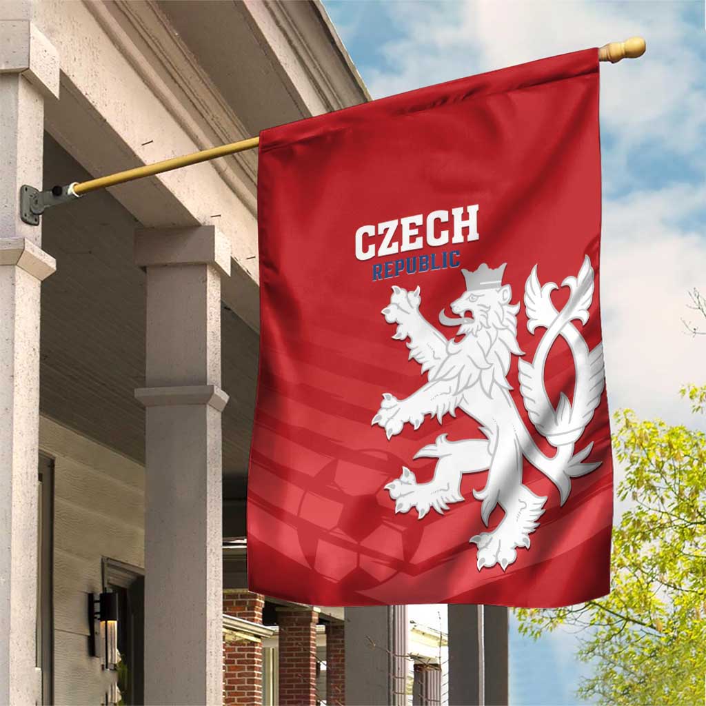 Czech Republic 2024 Football Garden Flag Jeden Tym Jeden Cil Czechia - Wonder Print Shop