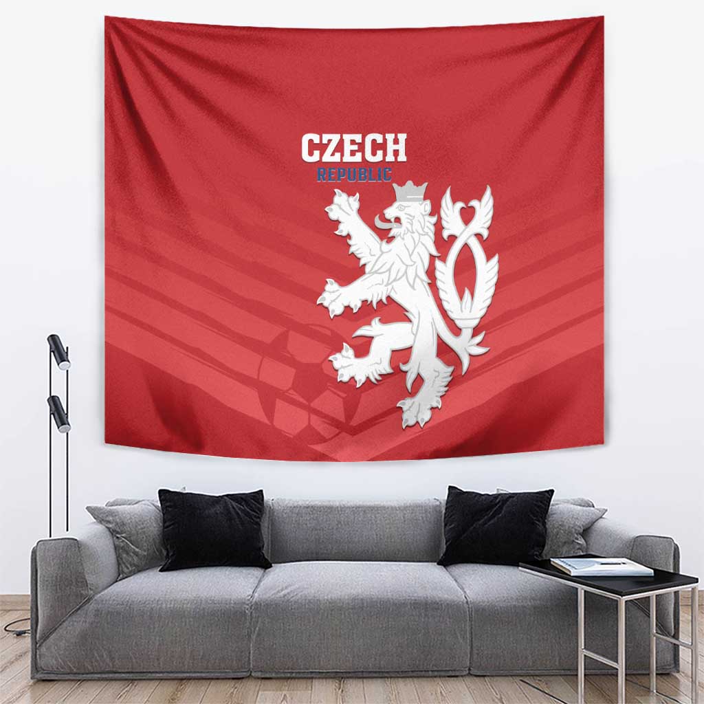 Czech Republic 2024 Football Tapestry Jeden Tym Jeden Cil Czechia