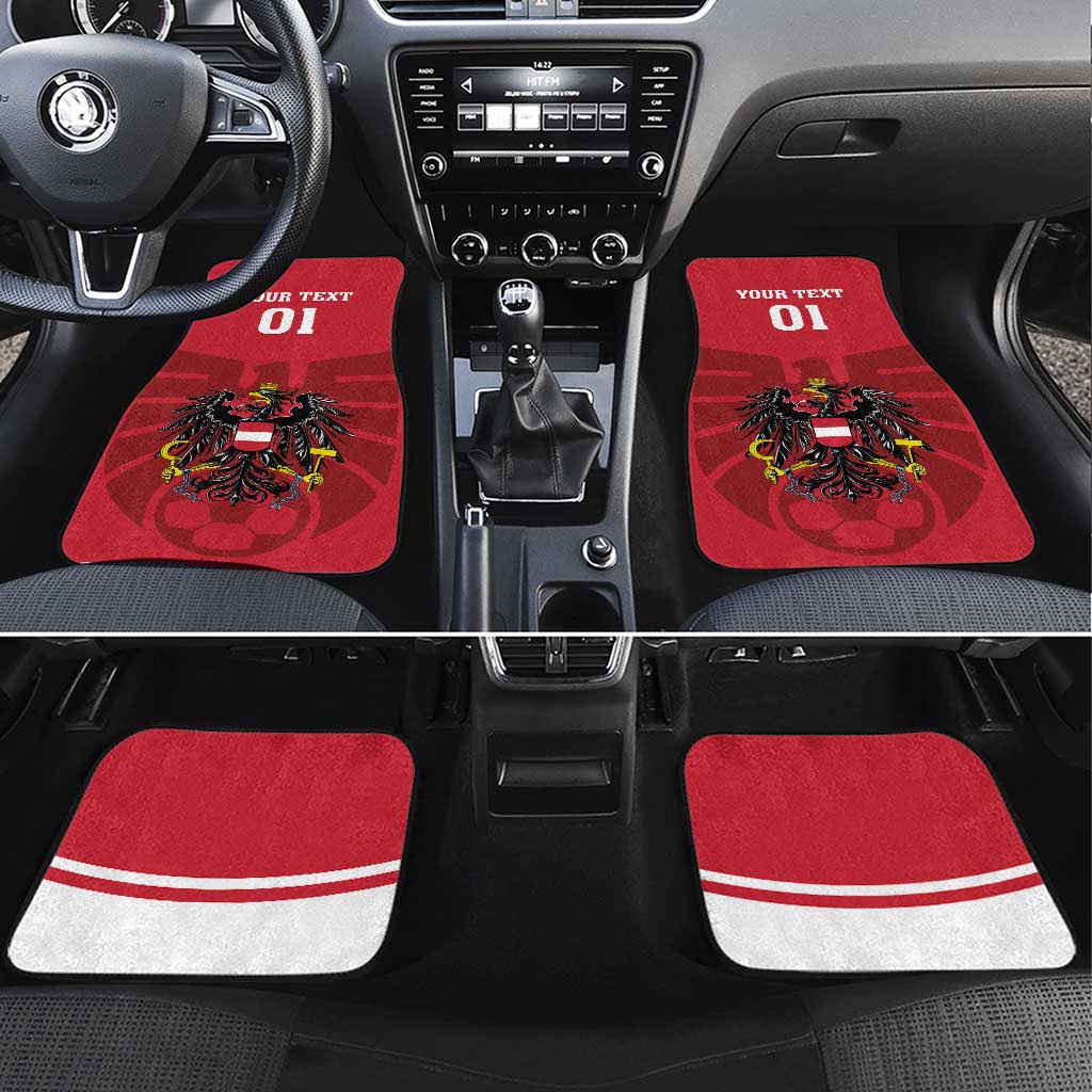 Austria 2024 Football Car Mats Das Team Go Champions - Wonder Print Shop