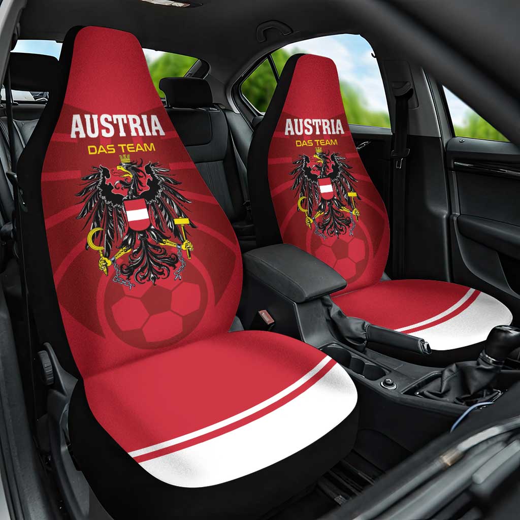 Austria 2024 Football Car Seat Cover Das Team Go Champions - Wonder Print Shop