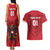 Custom Austria 2024 Football Couples Matching Tank Maxi Dress and Hawaiian Shirt Das Team Go Champions - Wonder Print Shop