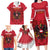 Custom Austria 2024 Football Family Matching Long Sleeve Bodycon Dress and Hawaiian Shirt Das Team Go Champions - Wonder Print Shop