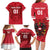 Custom Austria 2024 Football Family Matching Long Sleeve Bodycon Dress and Hawaiian Shirt Das Team Go Champions - Wonder Print Shop