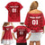 Custom Austria 2024 Football Family Matching Off Shoulder Short Dress and Hawaiian Shirt Das Team Go Champions - Wonder Print Shop