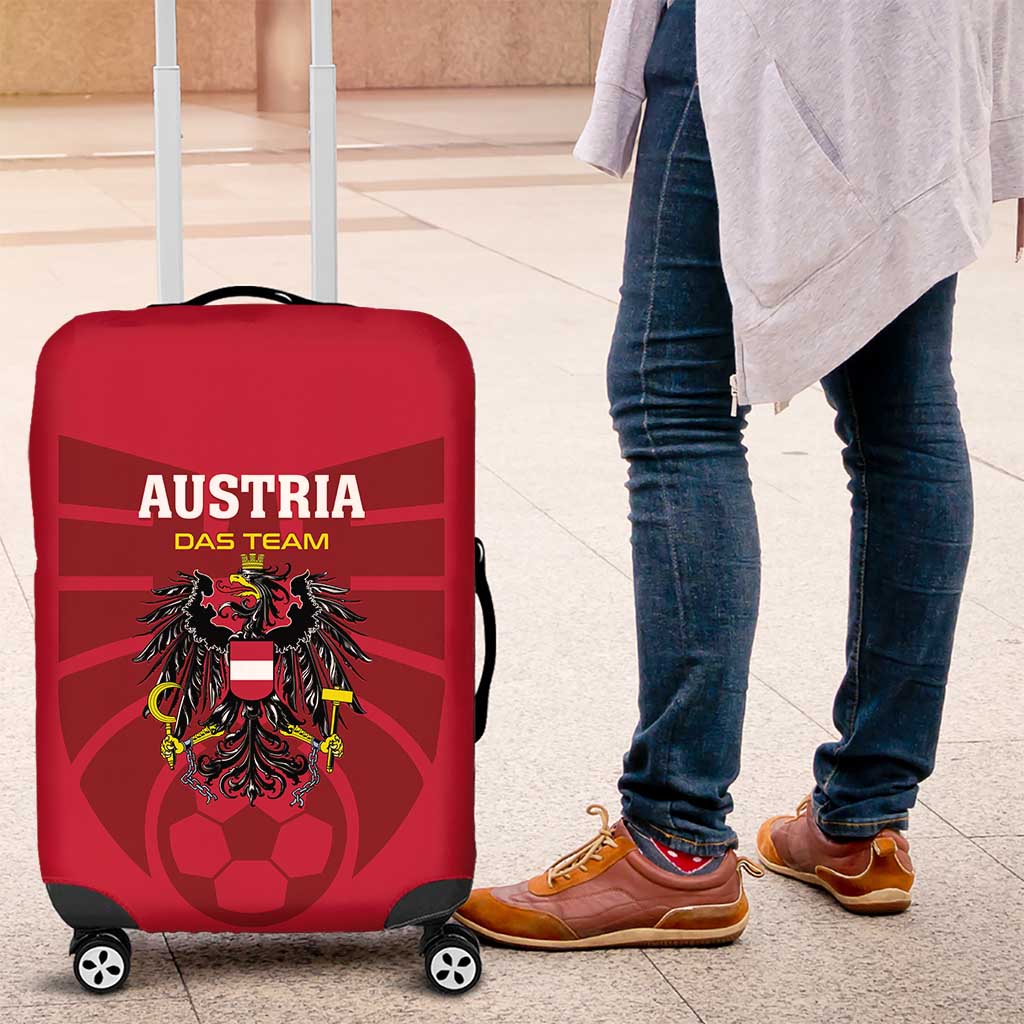 Austria 2024 Football Luggage Cover Das Team Go Champions - Wonder Print Shop