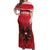 Custom Austria 2024 Football Off Shoulder Maxi Dress Das Team Go Champions - Wonder Print Shop