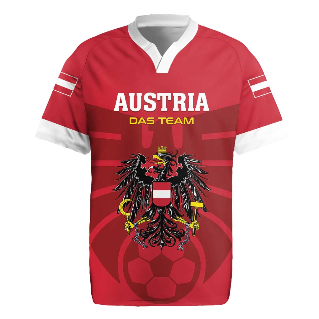 Custom Austria 2024 Football Rugby Jersey Das Team Go Champions - Wonder Print Shop