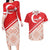 Custom Turkey 2024 Football Couples Matching Long Sleeve Bodycon Dress and Hawaiian Shirt Ay Yldzllar Biz Bitti Demeden Bitmez - Wonder Print Shop