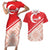 Custom Turkey 2024 Football Couples Matching Short Sleeve Bodycon Dress and Hawaiian Shirt Ay Yldzllar Biz Bitti Demeden Bitmez - Wonder Print Shop