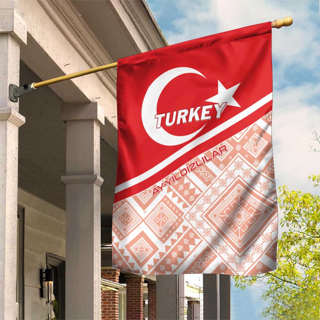 Turkey 2024 Football Garden Flag Ay Yldzllar Biz Bitti Demeden Bitmez - Wonder Print Shop