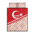 Turkey 2024 Football Quilt Bed Set Ay Yldzllar Biz Bitti Demeden Bitmez - Wonder Print Shop