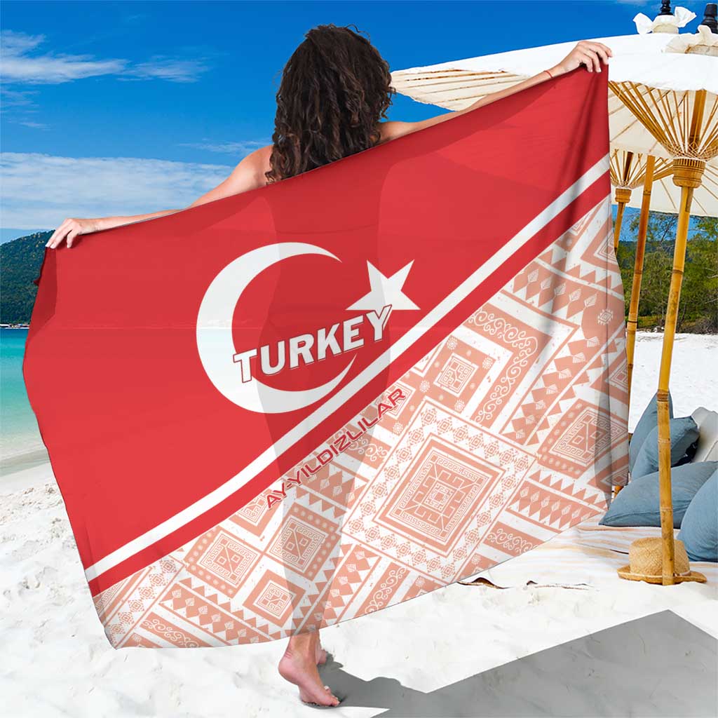 Turkey 2024 Football Sarong Ay Yldzllar Biz Bitti Demeden Bitmez - Wonder Print Shop