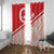 Turkey 2024 Football Window Curtain Ay Yldzllar Biz Bitti Demeden Bitmez - Wonder Print Shop