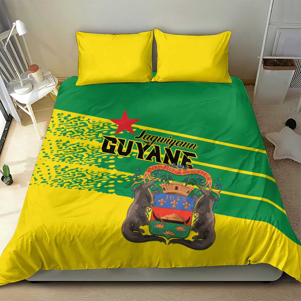 French Guiana Bedding Set Lagwiyann In My Heart - Wonder Print Shop