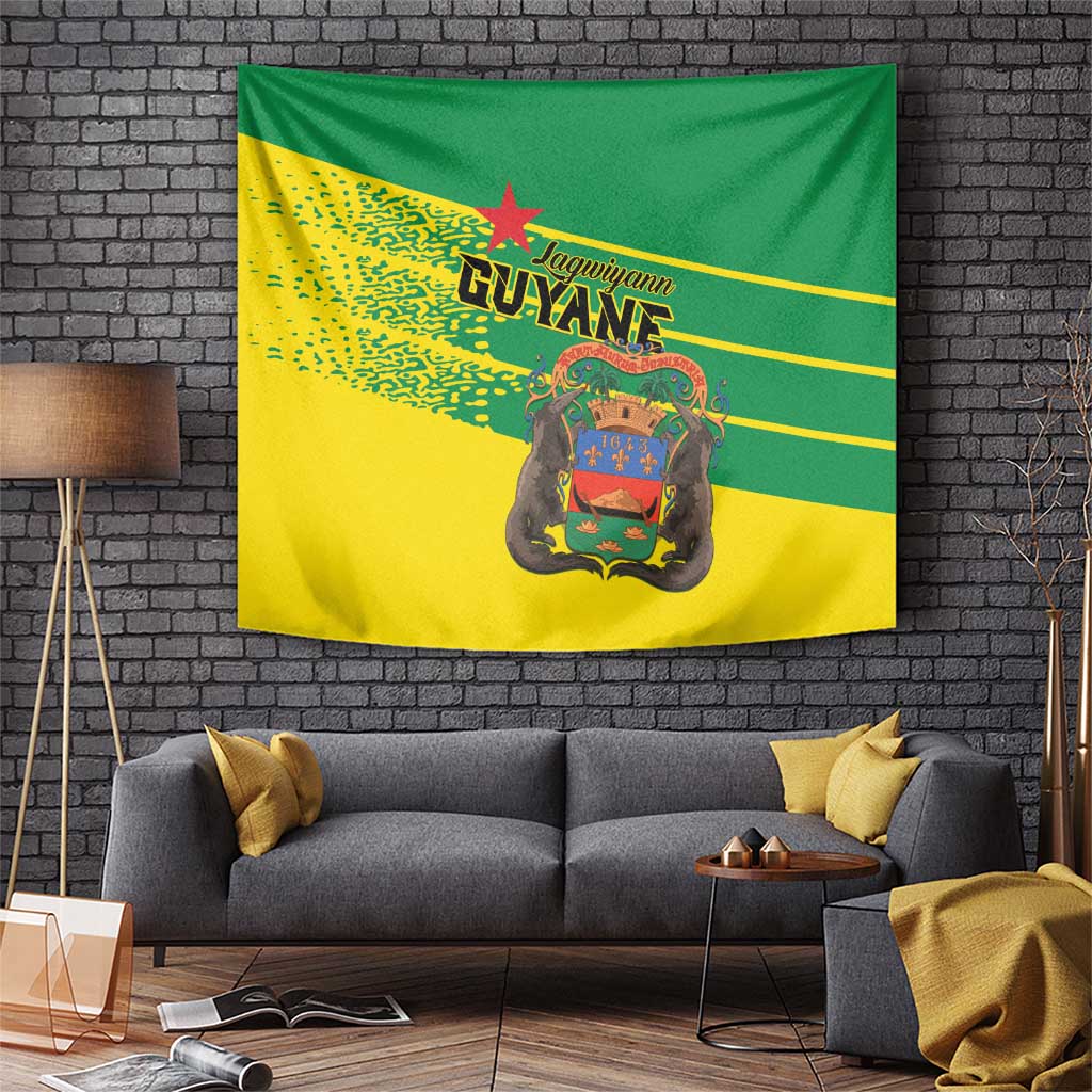 French Guiana Tapestry Lagwiyann In My Heart - Wonder Print Shop