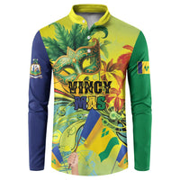 Personalized Vincy Mas Button Sweatshirt The Caribbean Hottest Carnival - Wonder Print Shop