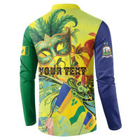 Personalized Vincy Mas Button Sweatshirt The Caribbean Hottest Carnival - Wonder Print Shop