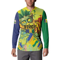 Personalized Vincy Mas Button Sweatshirt The Caribbean Hottest Carnival - Wonder Print Shop
