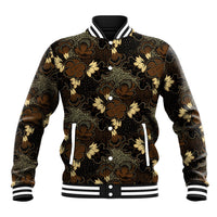 Javanese Batik Semen Baseball Jacket Indonesian Traditional Pattern