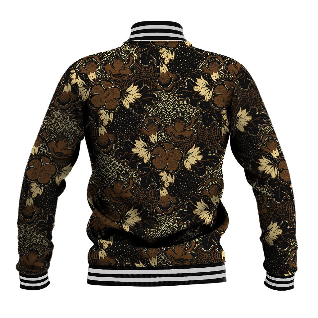 Javanese Batik Semen Baseball Jacket Indonesian Traditional Pattern