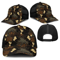 Javanese Batik Semen Baseball Net Cap Indonesian Traditional Pattern