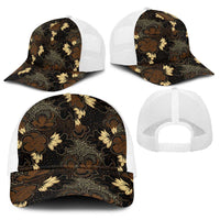 Javanese Batik Semen Baseball Net Cap Indonesian Traditional Pattern