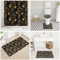 Javanese Batik Semen Bathroom Set Indonesian Traditional Pattern