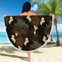 Javanese Batik Semen Beach Blanket Indonesian Traditional Pattern