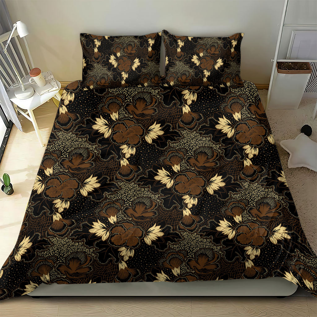 Javanese Batik Semen Bedding Set Indonesian Traditional Pattern