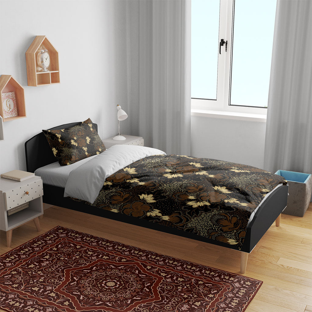 Javanese Batik Semen Bedding Set Indonesian Traditional Pattern