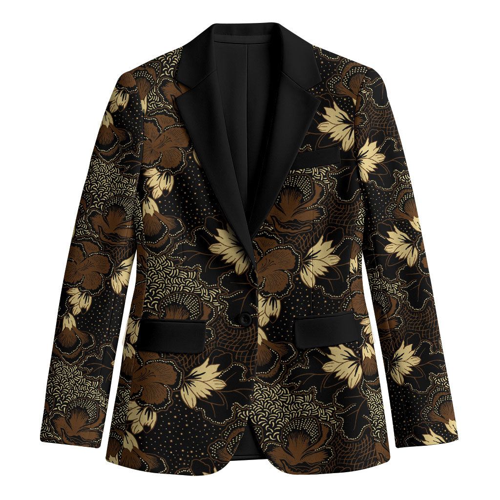 Javanese Batik Semen Blazer Indonesian Traditional Pattern