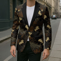 Javanese Batik Semen Blazer Indonesian Traditional Pattern