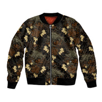 Javanese Batik Semen Bomber Jacket Indonesian Traditional Pattern