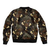 Javanese Batik Semen Bomber Jacket Indonesian Traditional Pattern