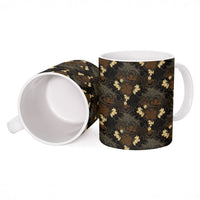 Javanese Batik Semen Ceramic Mug Indonesian Traditional Pattern