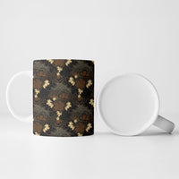 Javanese Batik Semen Ceramic Mug Indonesian Traditional Pattern