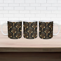 Javanese Batik Semen Ceramic Mug Indonesian Traditional Pattern