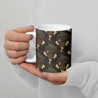 Javanese Batik Semen Ceramic Mug Indonesian Traditional Pattern