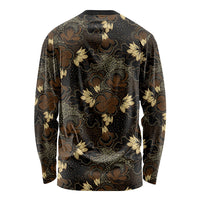 Javanese Batik Semen Long Sleeve Shirt Indonesian Traditional Pattern