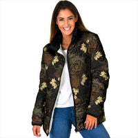 Javanese Batik Semen Padded Jacket Indonesian Traditional Pattern