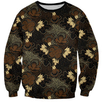 Javanese Batik Semen Sweatshirt Indonesian Traditional Pattern