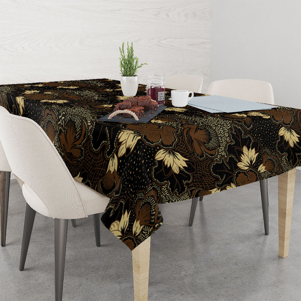 Javanese Batik Semen Tablecloth Indonesian Traditional Pattern