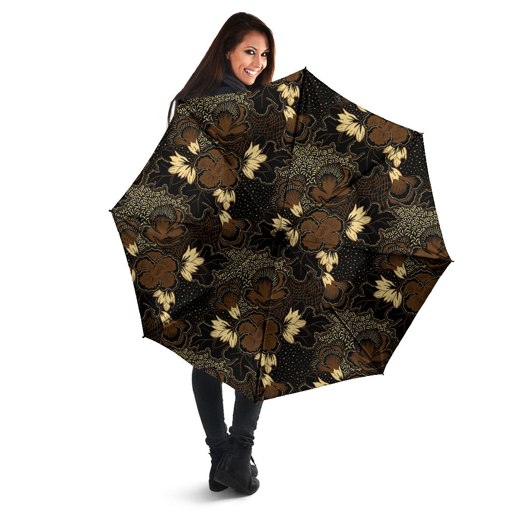 Javanese Batik Semen Umbrella Indonesian Traditional Pattern