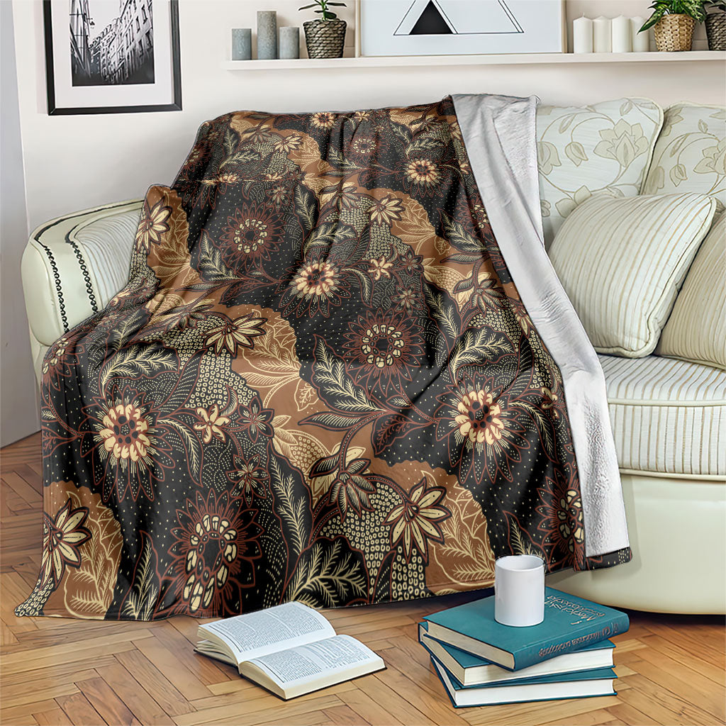 Batik Pedalaman Semen Lereng Style Blanket Indonesian Traditional Pattern