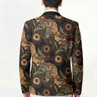 Batik Pedalaman Semen Lereng Style Blazer Indonesian Traditional Pattern