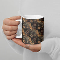 Batik Pedalaman Semen Lereng Style Ceramic Mug Indonesian Traditional Pattern