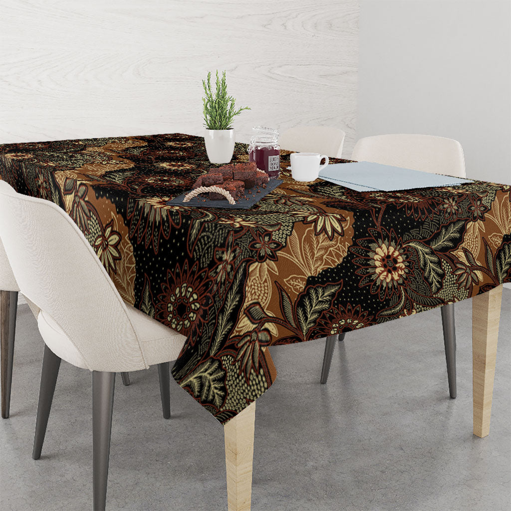 Batik Pedalaman Semen Lereng Style Tablecloth Indonesian Traditional Pattern