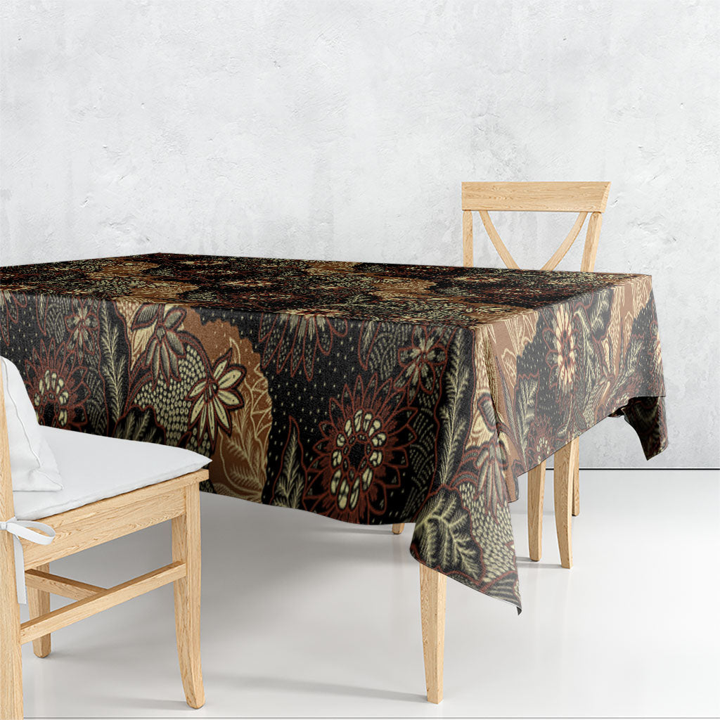 Batik Pedalaman Semen Lereng Style Tablecloth Indonesian Traditional Pattern