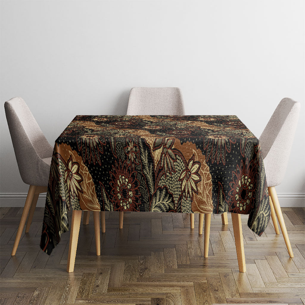 Batik Pedalaman Semen Lereng Style Tablecloth Indonesian Traditional Pattern