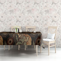 Batik Pedalaman Semen Lereng Style Tablecloth Indonesian Traditional Pattern